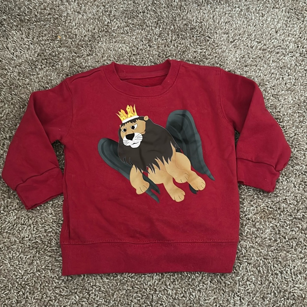 2T Red Crewneck
